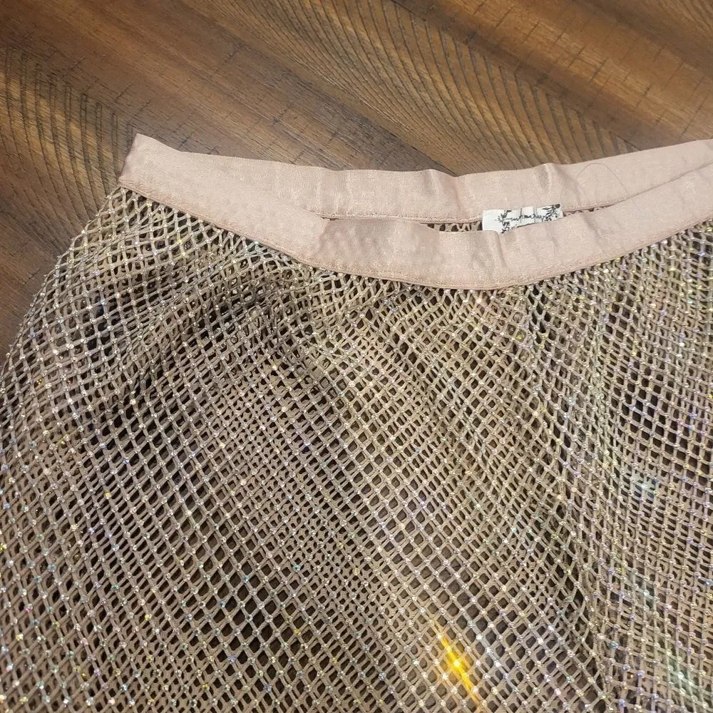 Free People Intimates Filter Finish Shorts Mesh beaded Sizes S